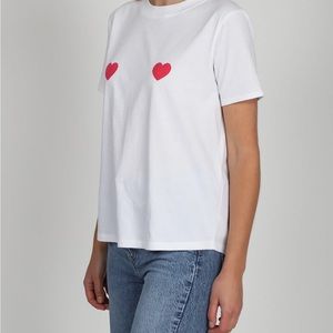 Brunette the label - double hearts